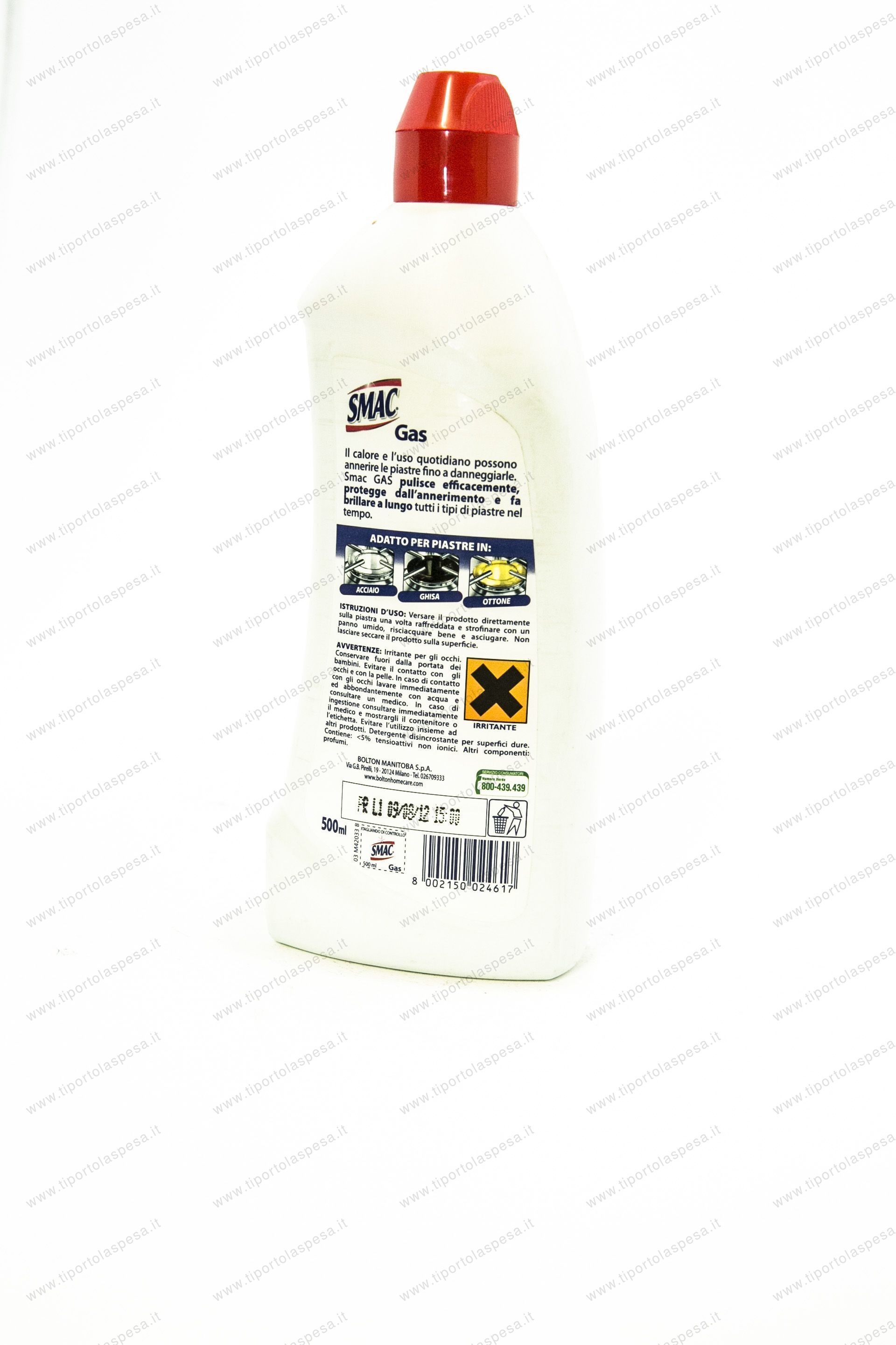 PULITORE BRILLA ACCIAIO LIQUIDO SMAC CONFEZIONE 500 ML