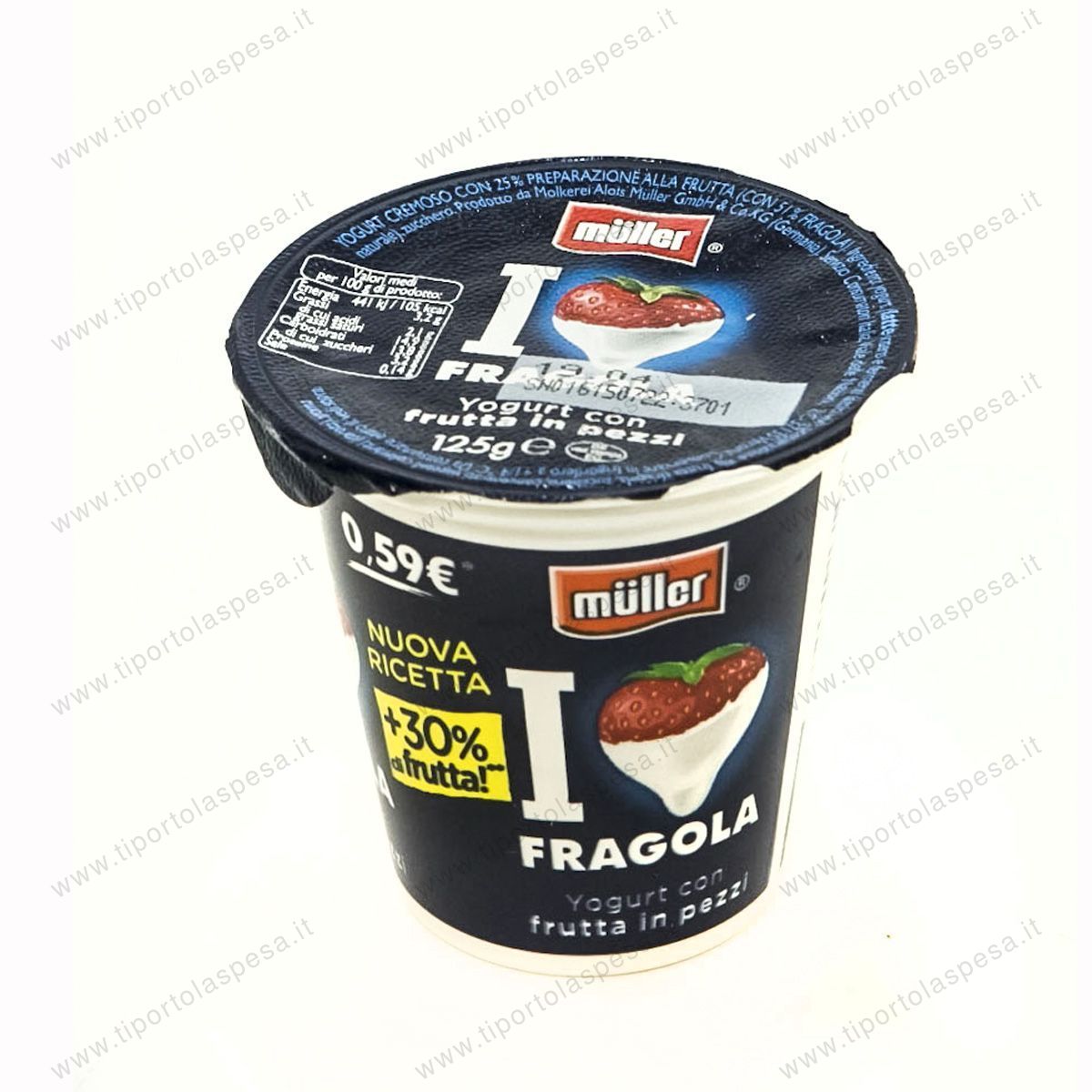müller Yogurt Cremoso Fragola in Pezzi 2 x 125 g