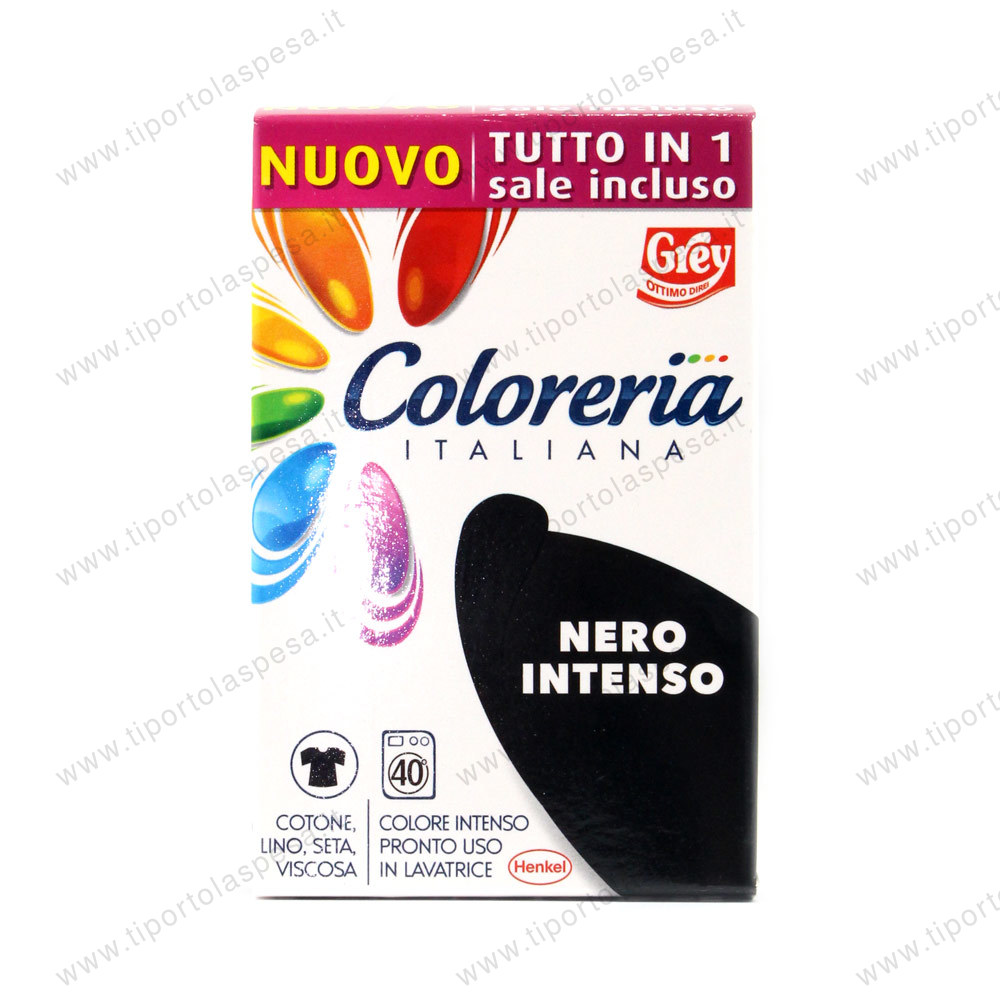 Colorante per tessuti Coloreria italiana nero intenso - www