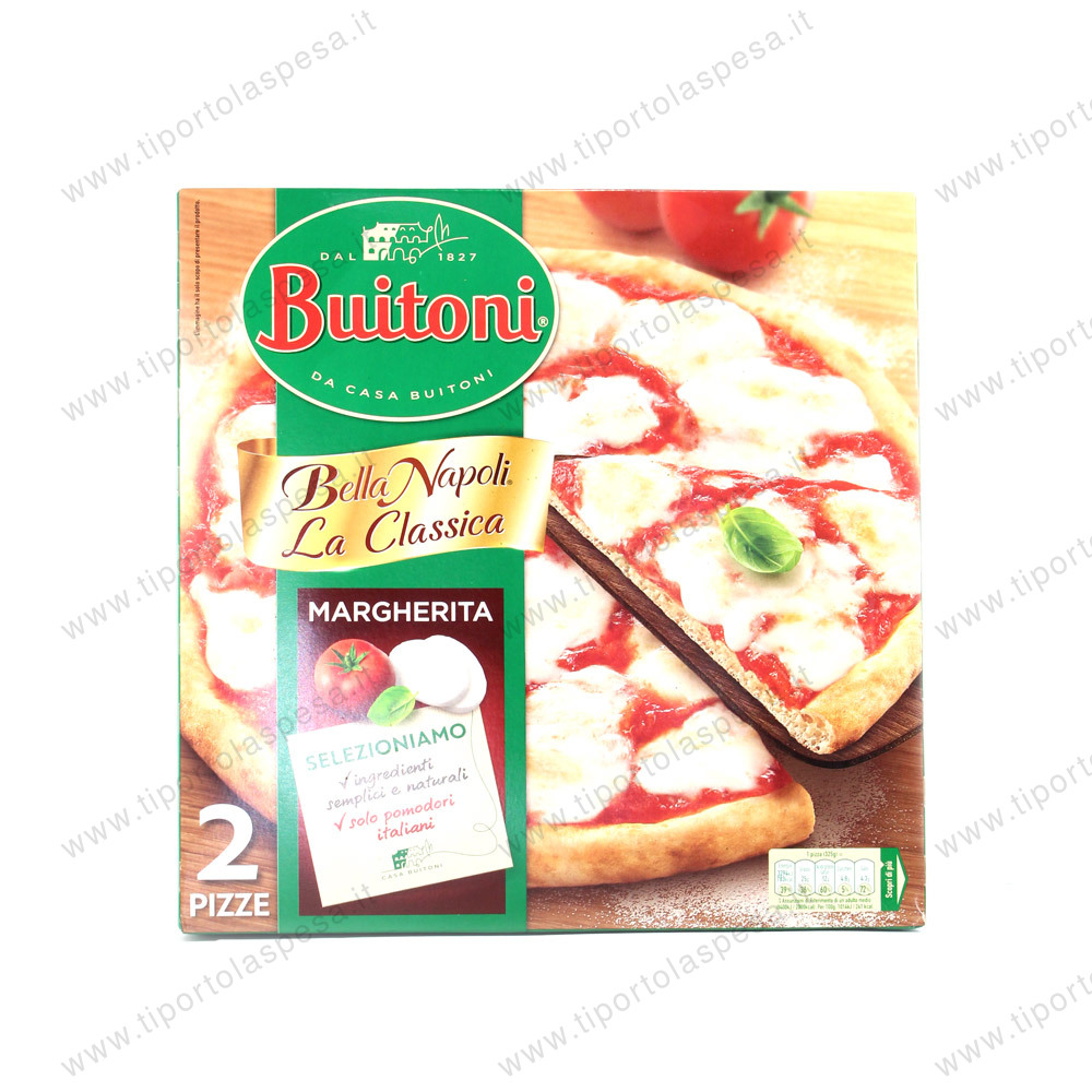 BUITONI I Tranci Margherita Pizza Surgelata 2 tranci 650 gr