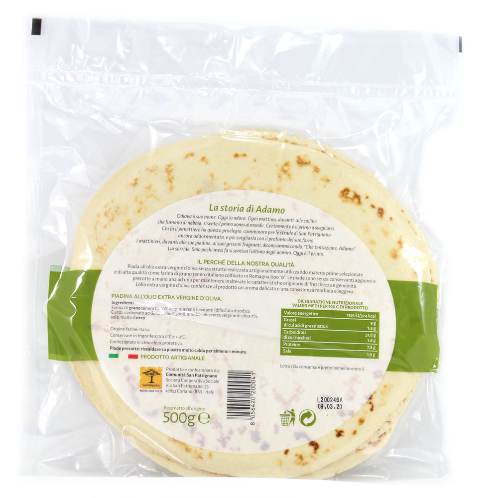 brunori piadina integrale x3 gr300