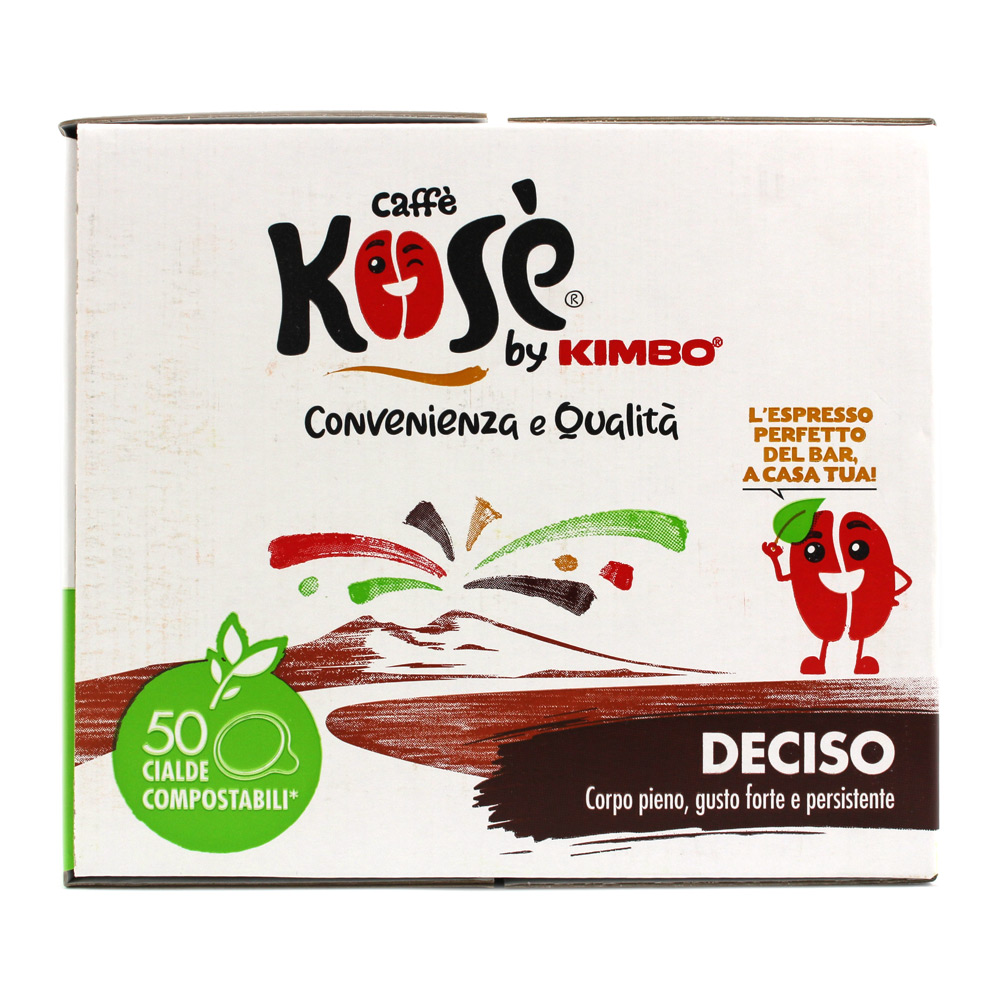 Cialde caffè Kosè Kimbo deciso x 50 gr.365 