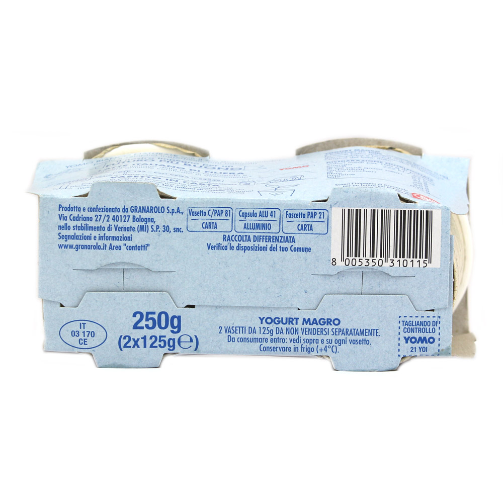 Yogurt Magro LIMONE 2×125 Gr – Novaltis